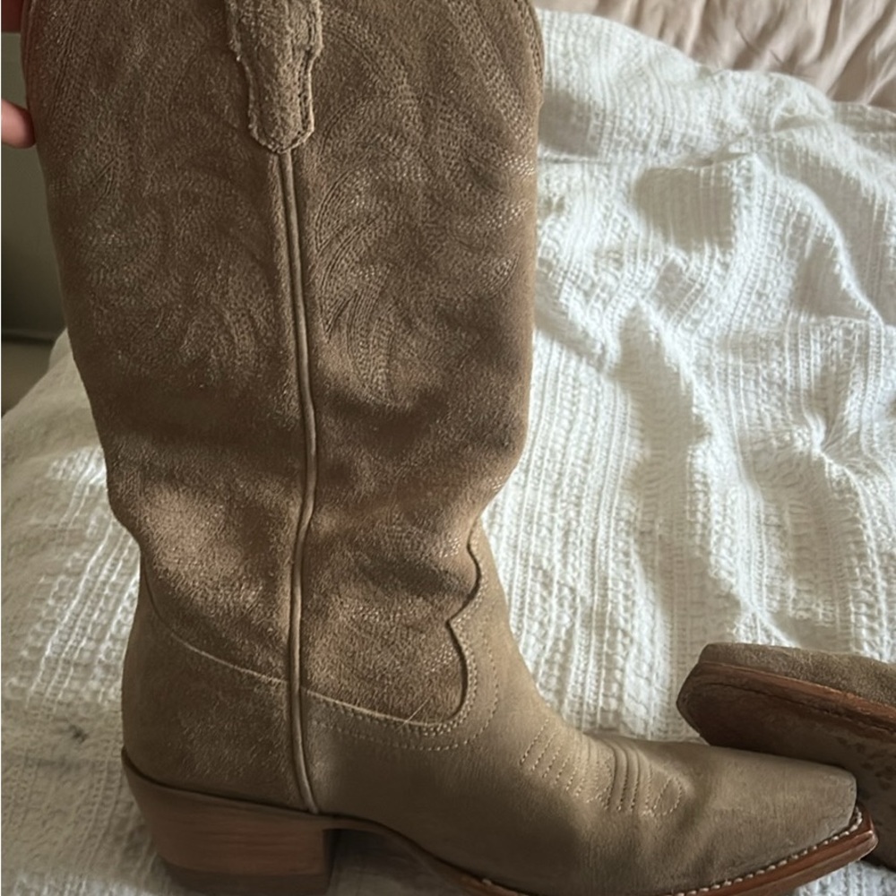Tecovas Classic Tan Leather Boots - Picture 3 of 4